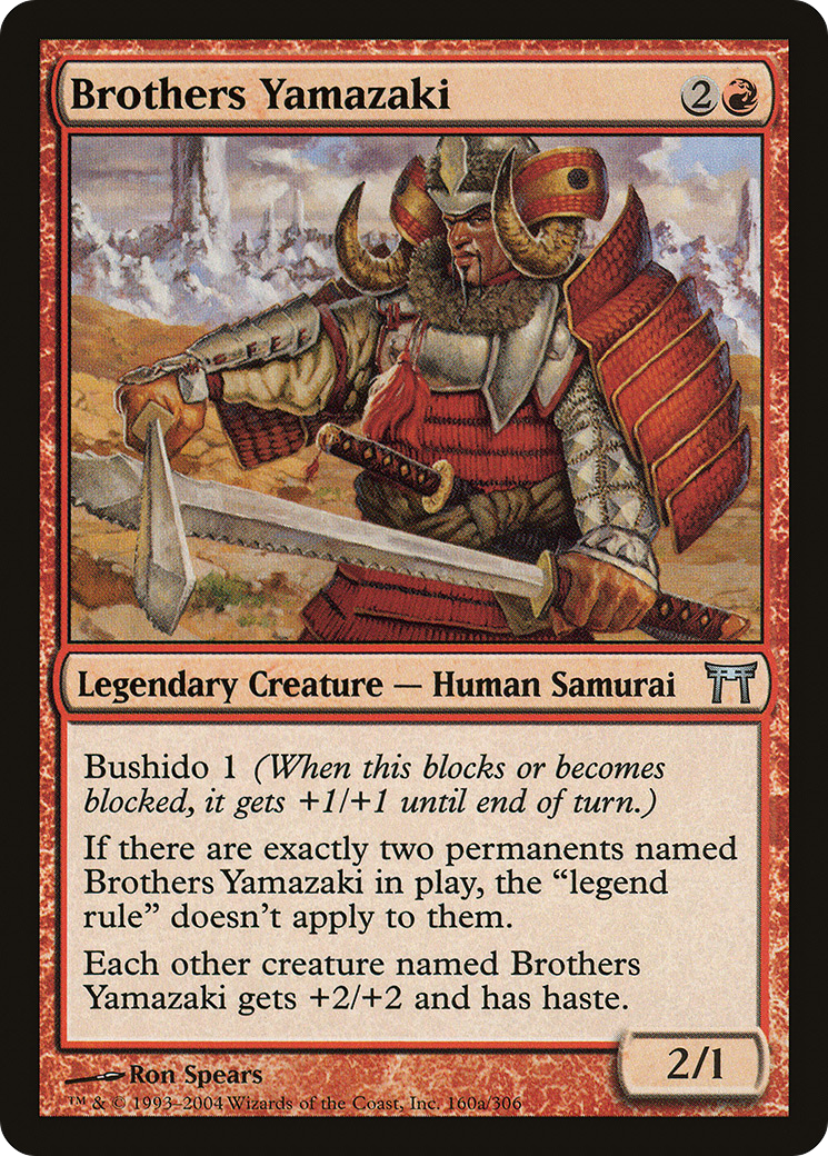 Brothers Yamazaki (160a Sword) (CHK-160A) [Champions of Kamigawa]