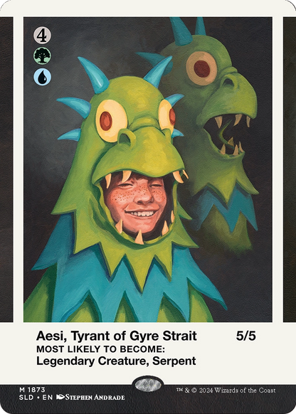 Aesi, Tyrant of Gyre Strait // Aesi, Tyrant of Gyre Strait (SLD-1873) (Borderless) [Secret Lair Drop]