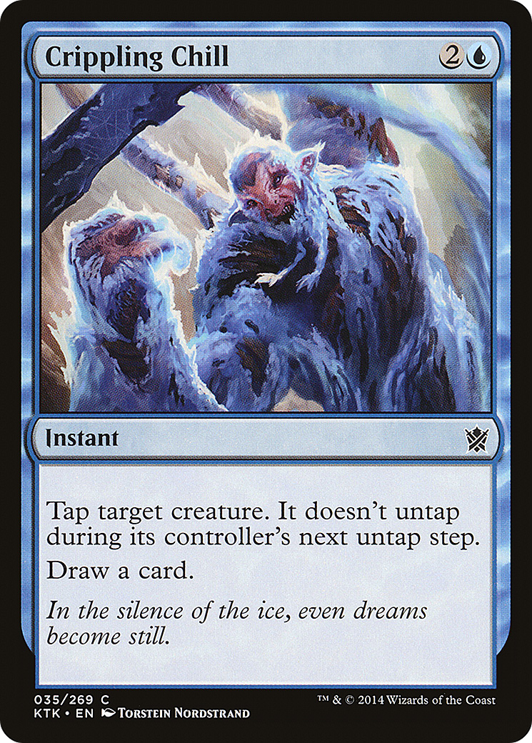 Crippling Chill (KTK-035) [Khans of Tarkir] Foil