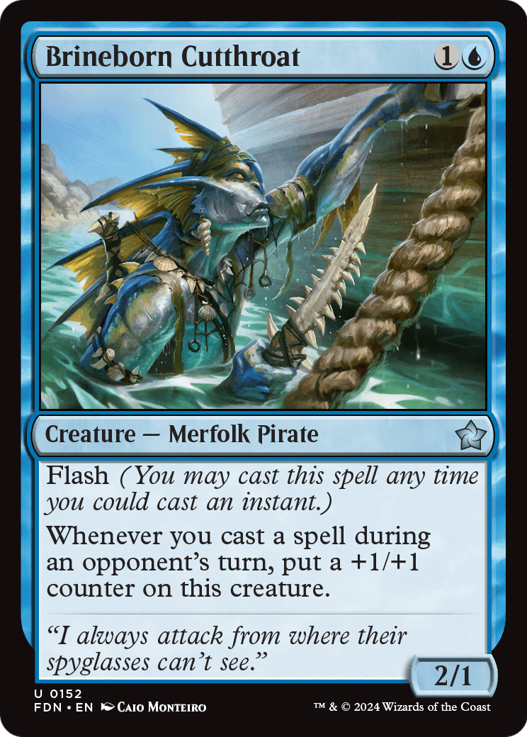 Brineborn Cutthroat (FDN-152) [Foundations]