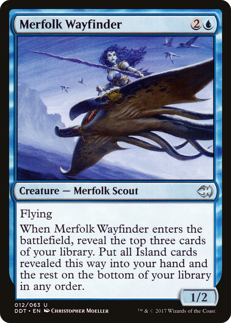 Merfolk Wayfinder (DDT-012) [Duel Decks: Merfolk vs. Goblins]