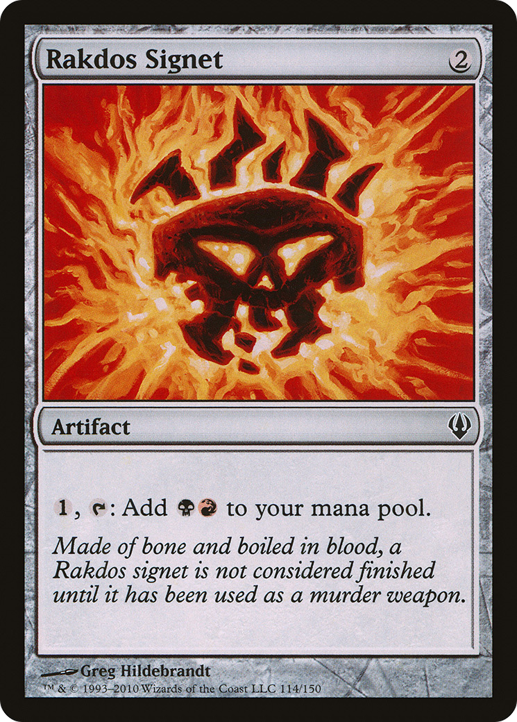 Rakdos Signet (ARC-114) [Archenemy]