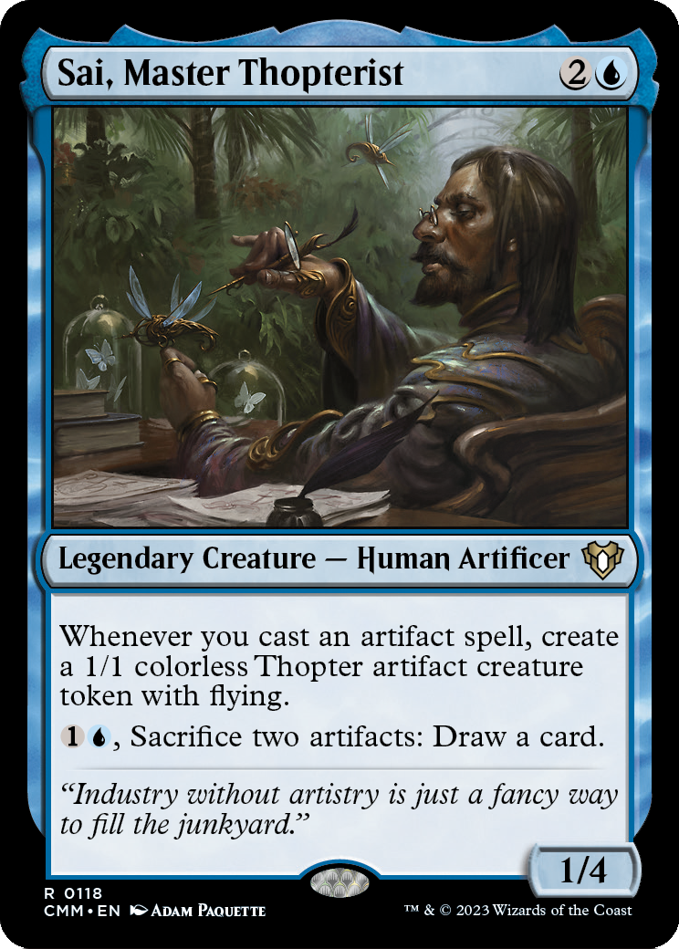 Sai, Master Thopterist (CMM-118) [Commander Masters]