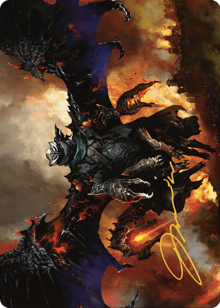 Akul the Unrepentant // Akul the Unrepentant (AOTJ-016) (Borderless) [Outlaws of Thunder Junction Art Series] Foil