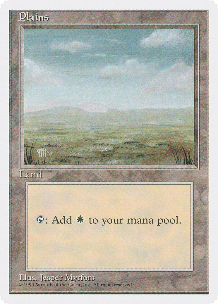 Plains (C) (4ED-186) [Fourth Edition]