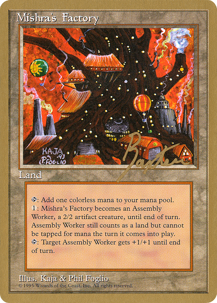 Mishra's Factory - 1996 George Baxter (4ED) [Pro Tour Collector Set]
