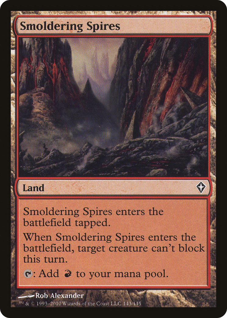 Smoldering Spires (WWK-143) [Worldwake] Foil
