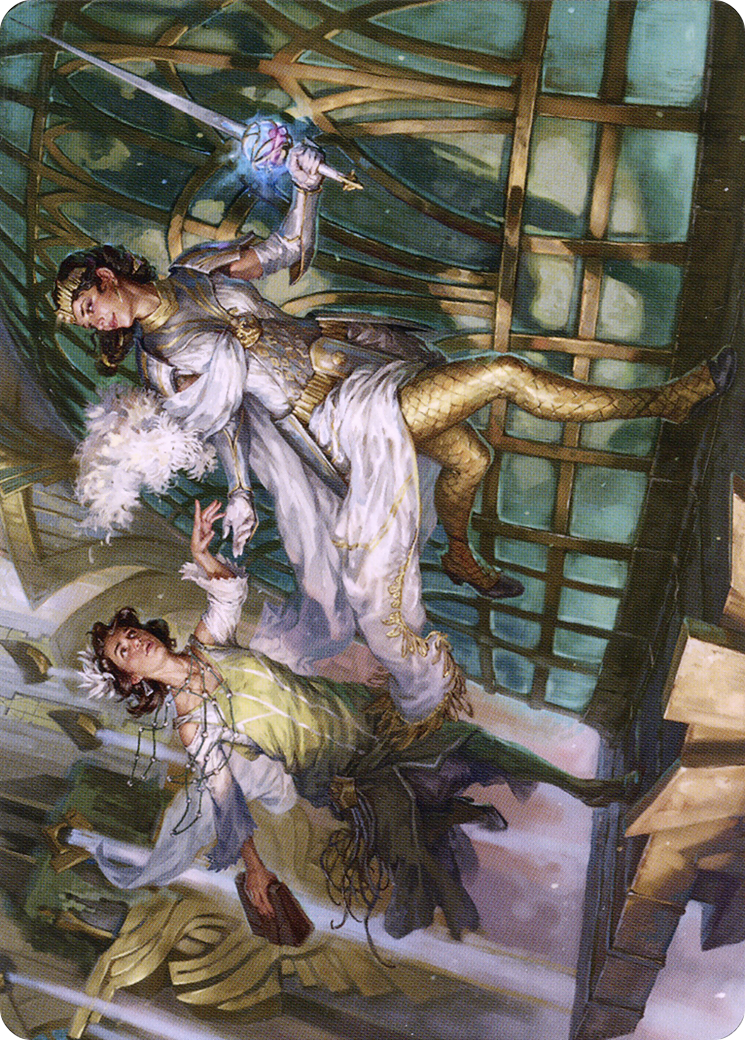 Daring Escape // Daring Escape (ASNC-018) (Borderless) [New Capenna Art Series]