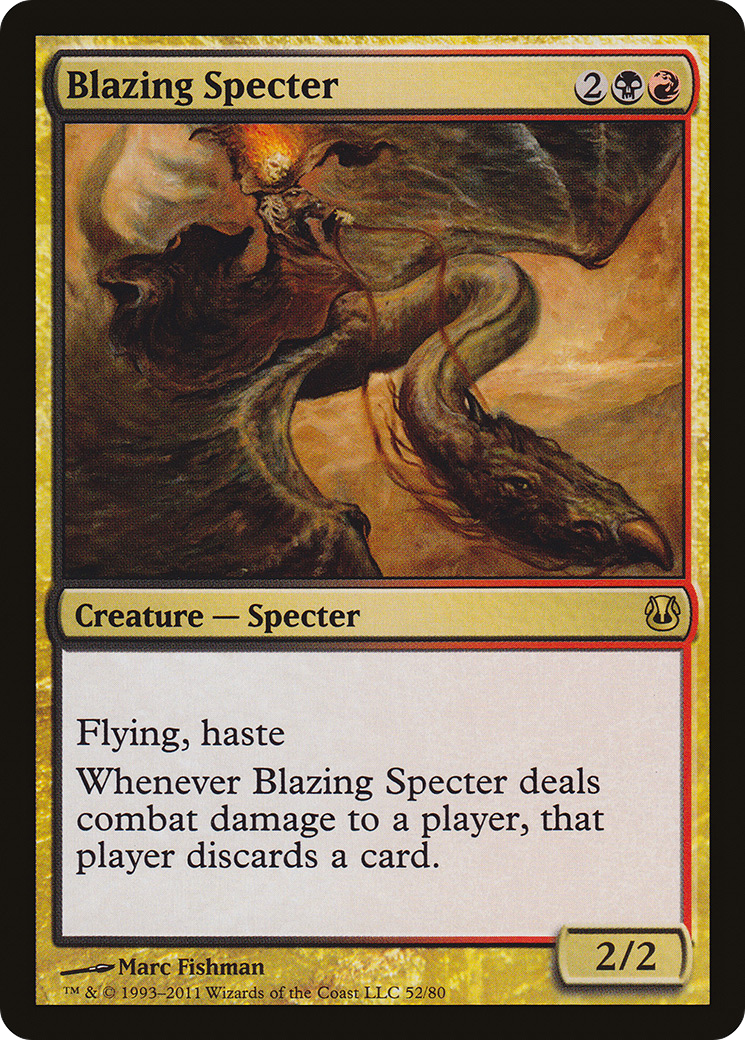 Blazing Specter (DDH-052) [Duel Decks: Ajani vs. Nicol Bolas]