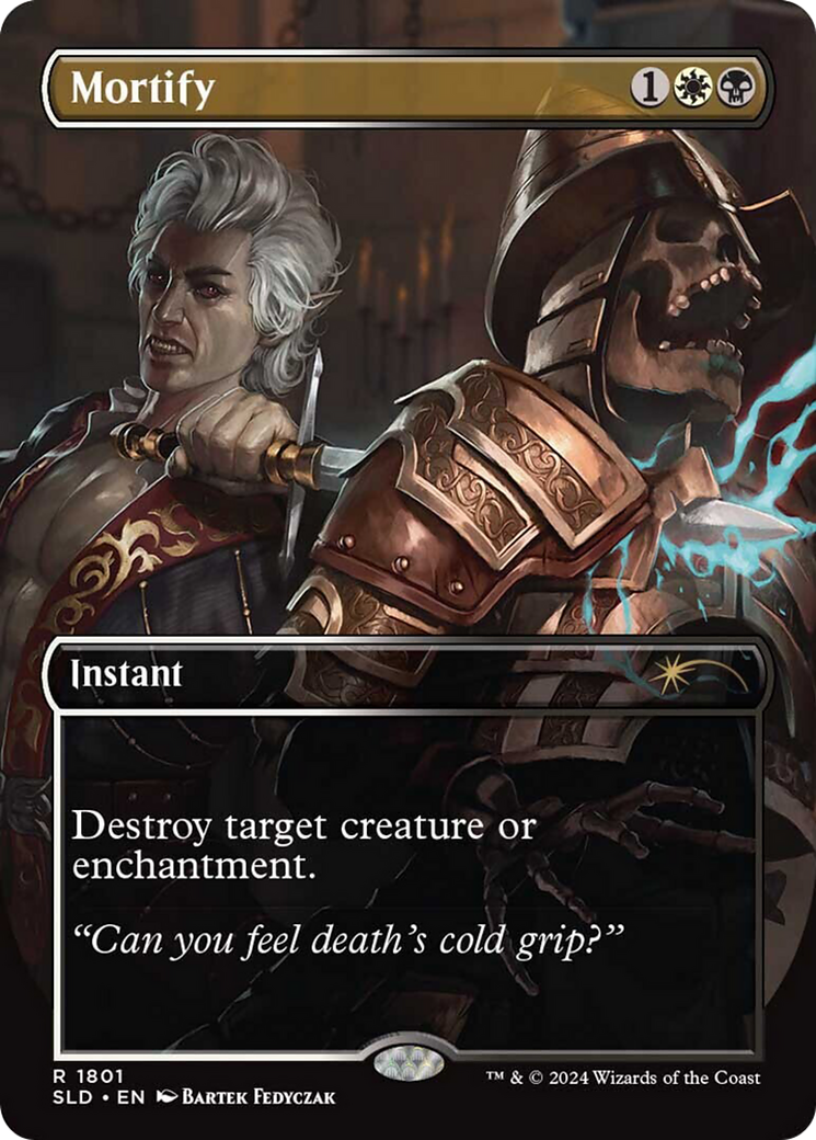 Mortify (SLD-1801) (Borderless) [Secret Lair Drop] Foil