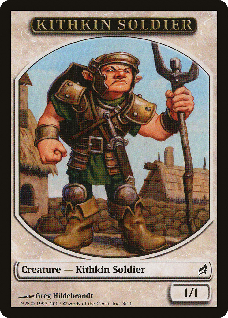 Kithkin Soldier Token (LRW-003) [Lorwyn Tokens]