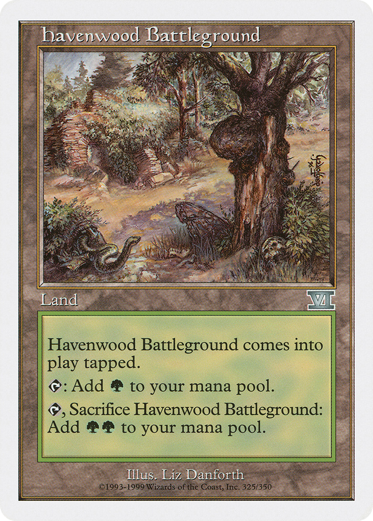 Havenwood Battleground (6ED-325) [Classic Sixth Edition]