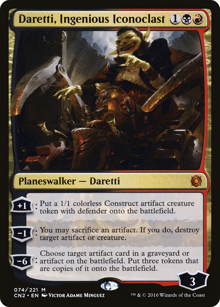 Daretti, Ingenious Iconoclast (CN2-074) [Conspiracy: Take the Crown] Foil