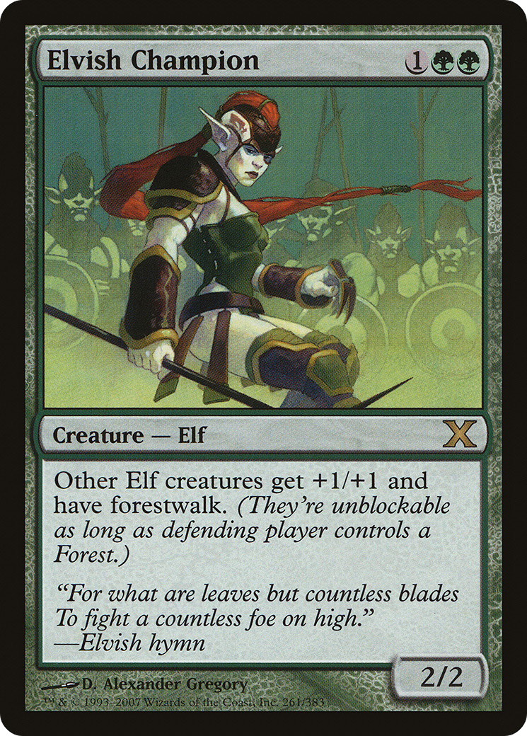 Elvish Champion (10E-261) [Tenth Edition]