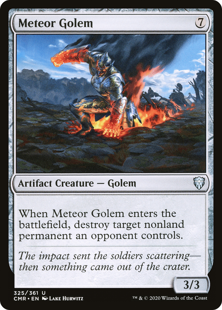 Meteor Golem (CMR-325) [Commander Legends]