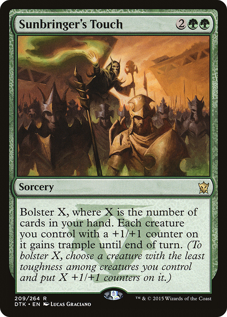 Sunbringer's Touch (DTK-209) [Dragons of Tarkir] Foil