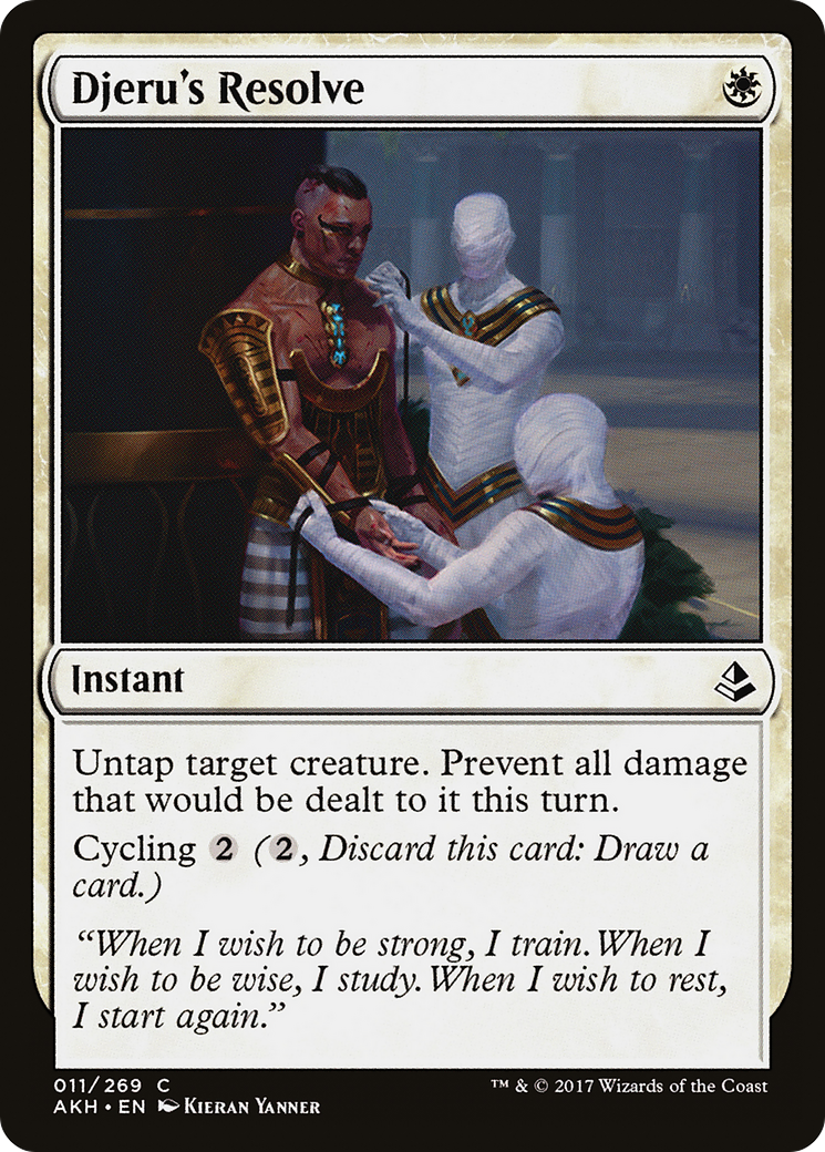 Djeru's Resolve (AKH-011) [Amonkhet]