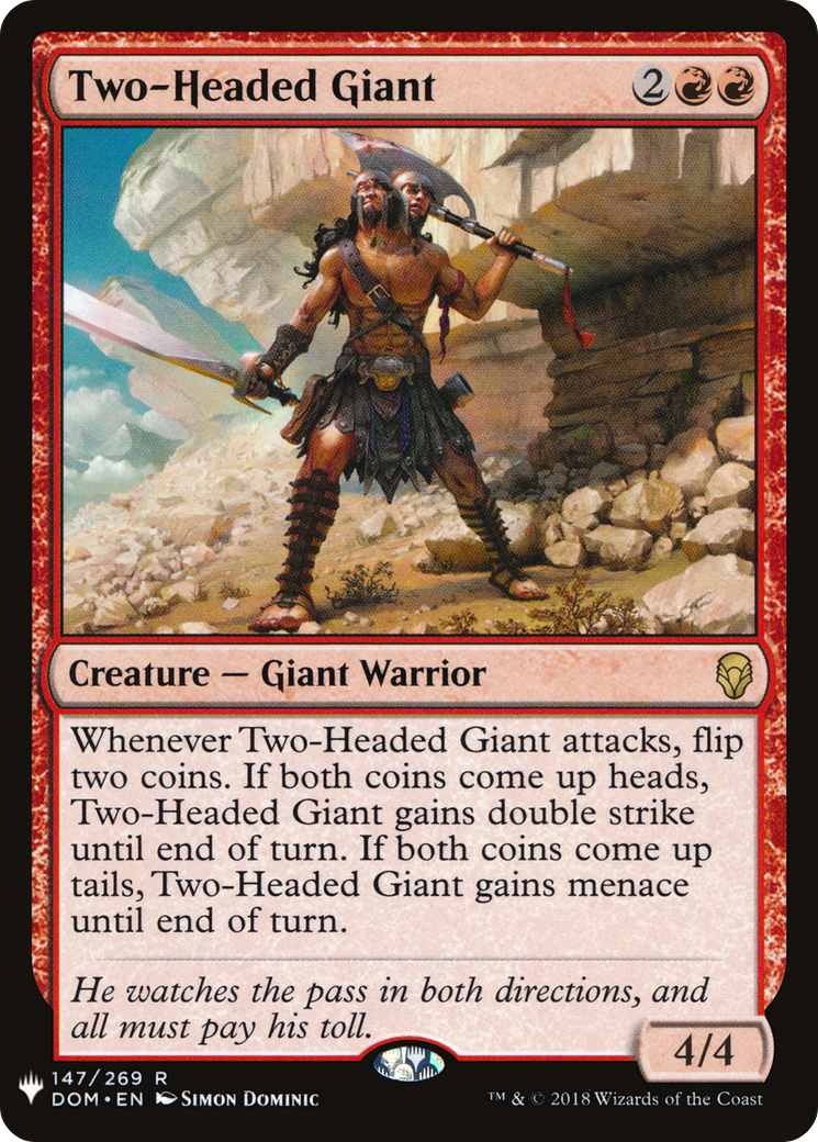 Two-Headed Giant (LIST-DOM-147) [The List]
