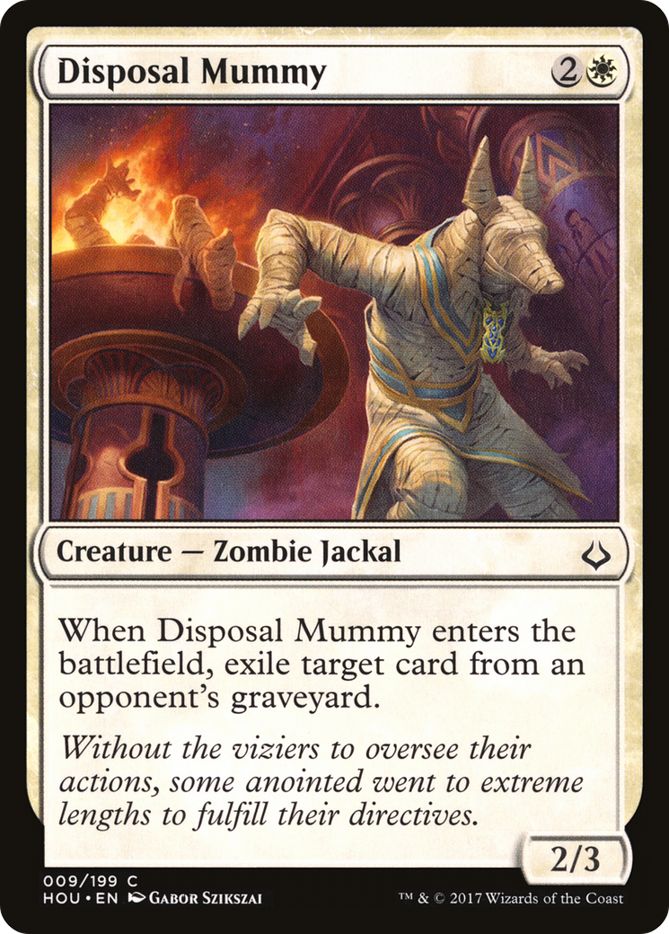 Disposal Mummy (HOU-009) [Hour of Devastation] Foil