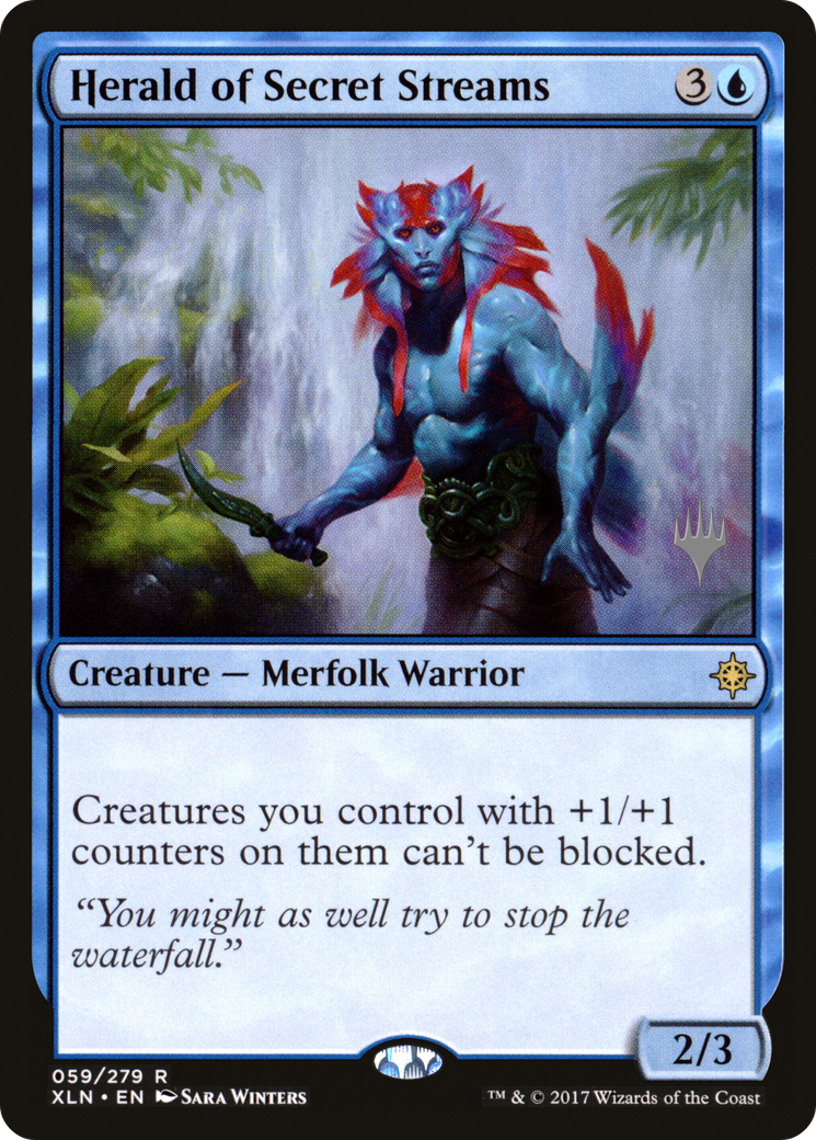 Herald of Secret Streams (PPM20-059) [Promo Pack: Ixalan Promos]