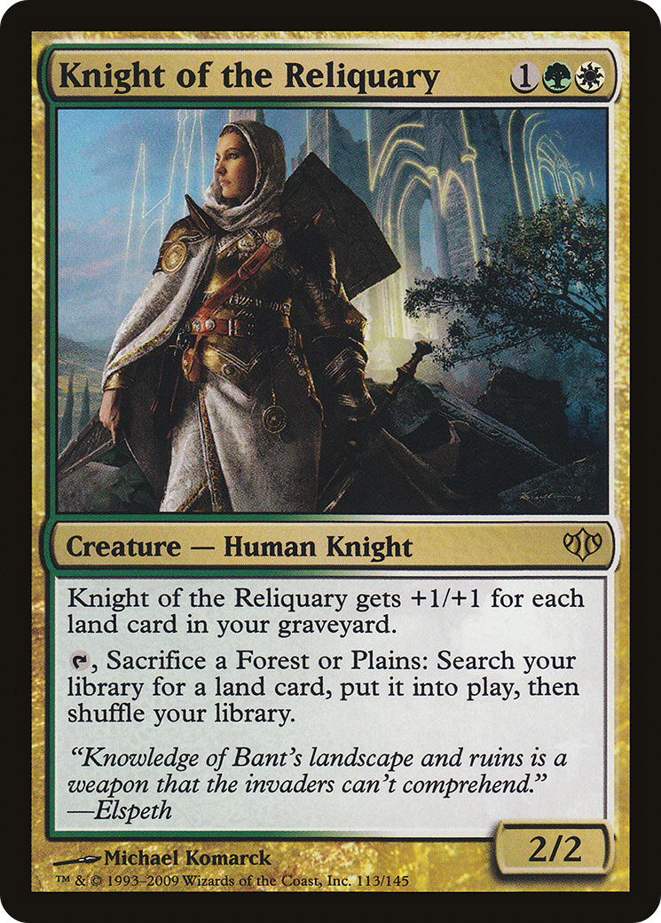 Knight of the Reliquary (CON-113) [Conflux]