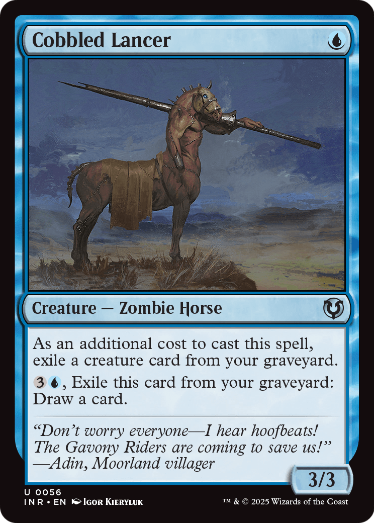 Cobbled Lancer (INR-056) [Innistrad Remastered]