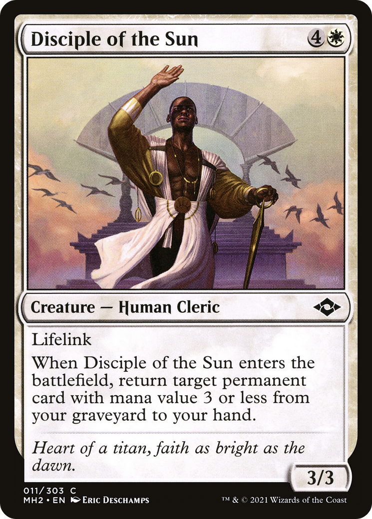 Disciple of the Sun (MH2-011) [Modern Horizons 2] Foil