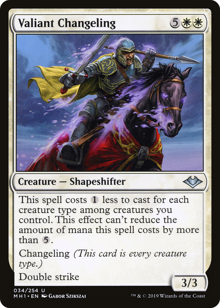 Valiant Changeling (MH1-034) [Modern Horizons]