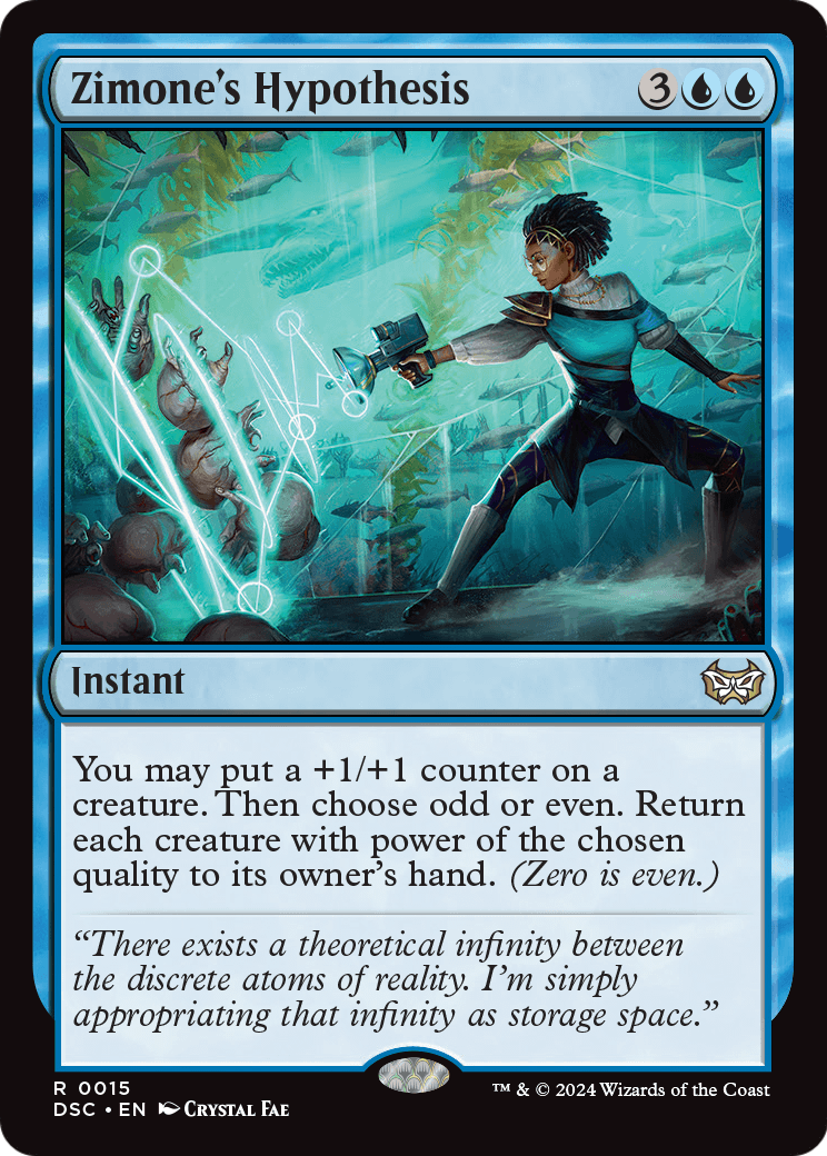 Zimone's Hypothesis (DSC-015) [Duskmourn: House of Horror Commander]