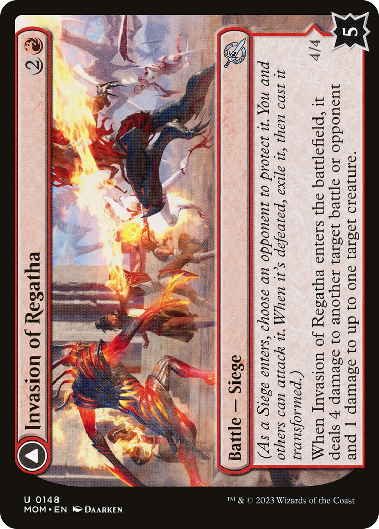 Invasion of Regatha (MOM-148) [March of the Machine] Foil