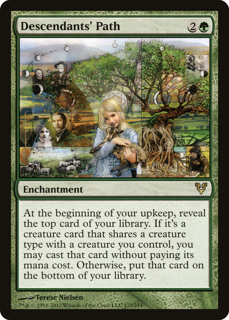 Descendants' Path (AVR-173) [Avacyn Restored] Foil