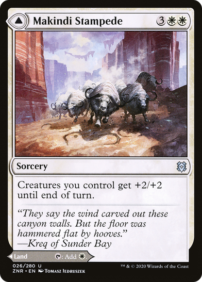 Makindi Stampede (ZNR-026) [Zendikar Rising]
