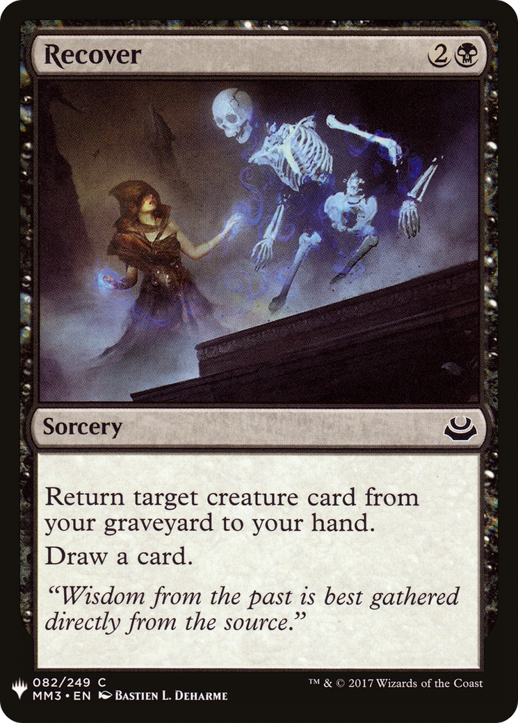 Recover (LIST-MM3-82) [The List]