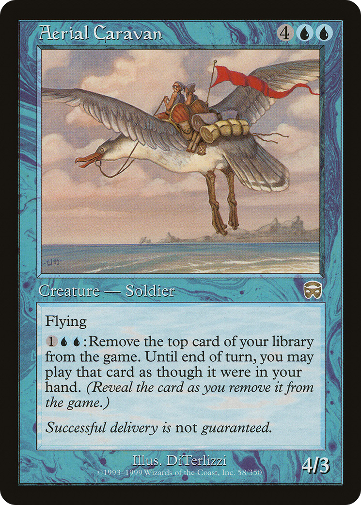 Aerial Caravan (MMQ-058) [Mercadian Masques] Foil