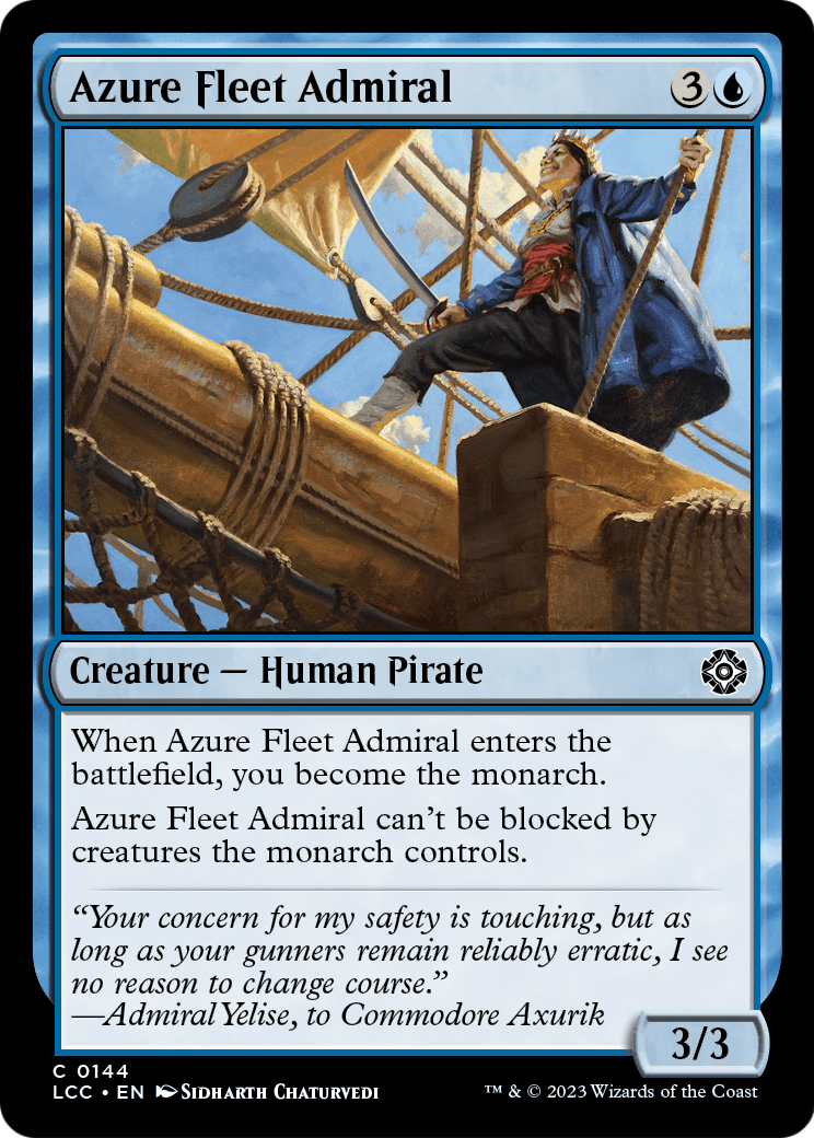 Azure Fleet Admiral (LCC-144) [The Lost Caverns of Ixalan Commander]