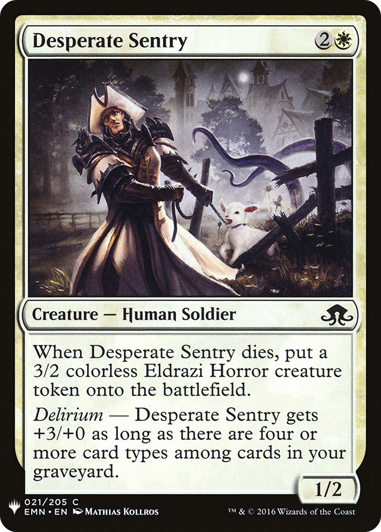 Desperate Sentry (LIST-EMN-21) [The List]