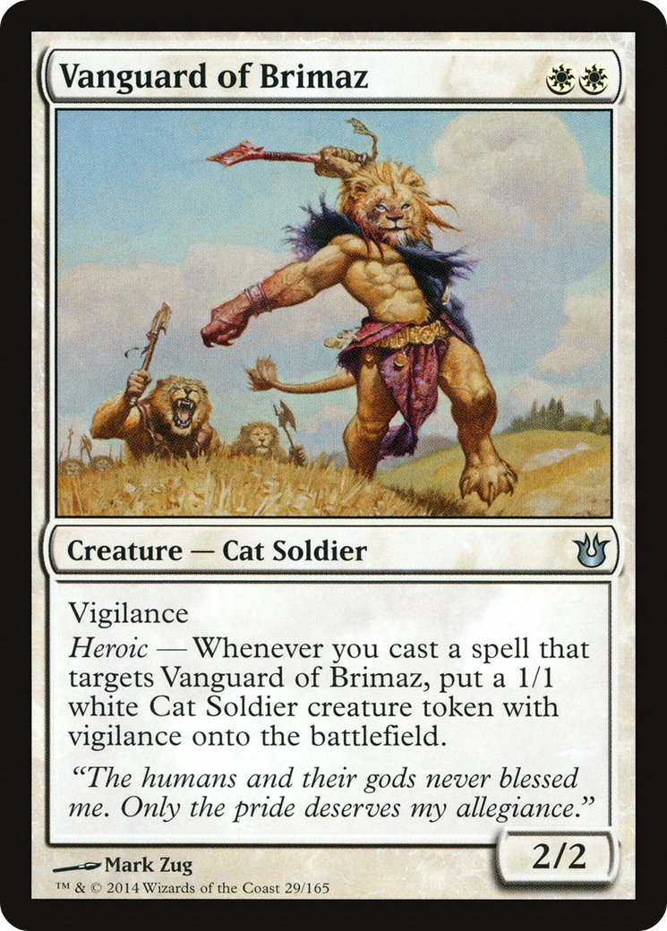 Vanguard of Brimaz (BNG-029) [Born of the Gods]
