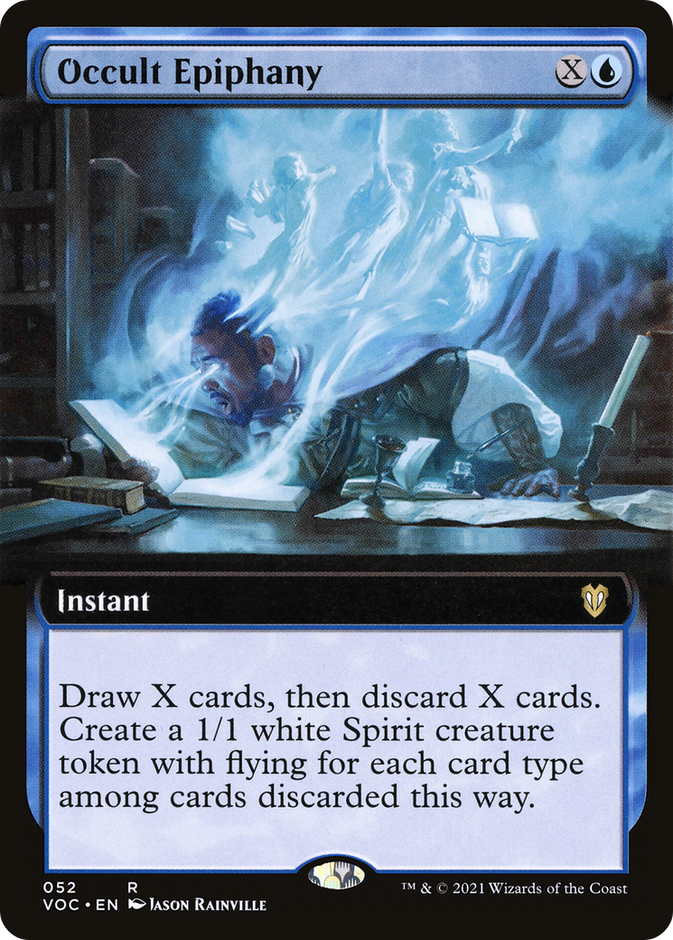 Occult Epiphany (Extended Art) (VOC-052) [Crimson Vow Commander]