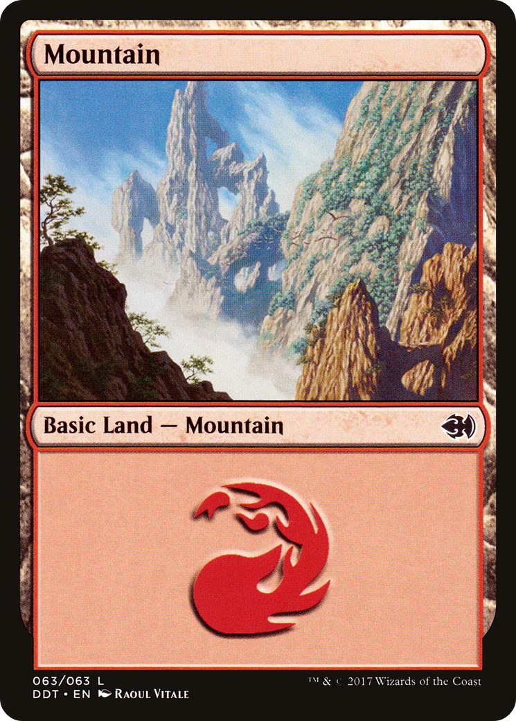 Mountain (DDT-063) [Duel Decks: Merfolk vs. Goblins]