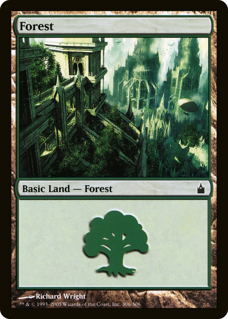 Forest (RAV-306) [Ravnica: City of Guilds]