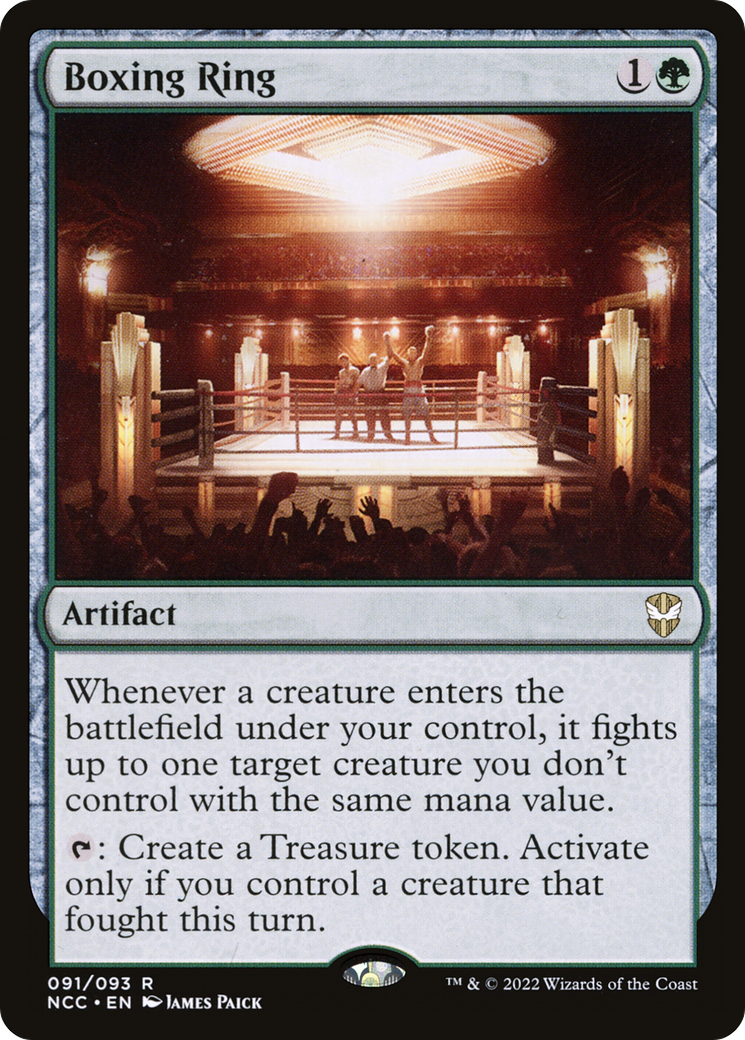 Boxing Ring (NCC-091) [New Capenna Commander] Foil