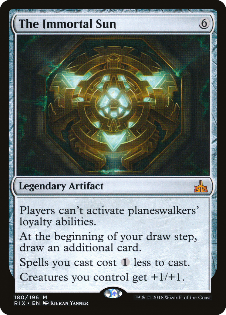 The Immortal Sun (RIX-180) [Rivals of Ixalan] Foil