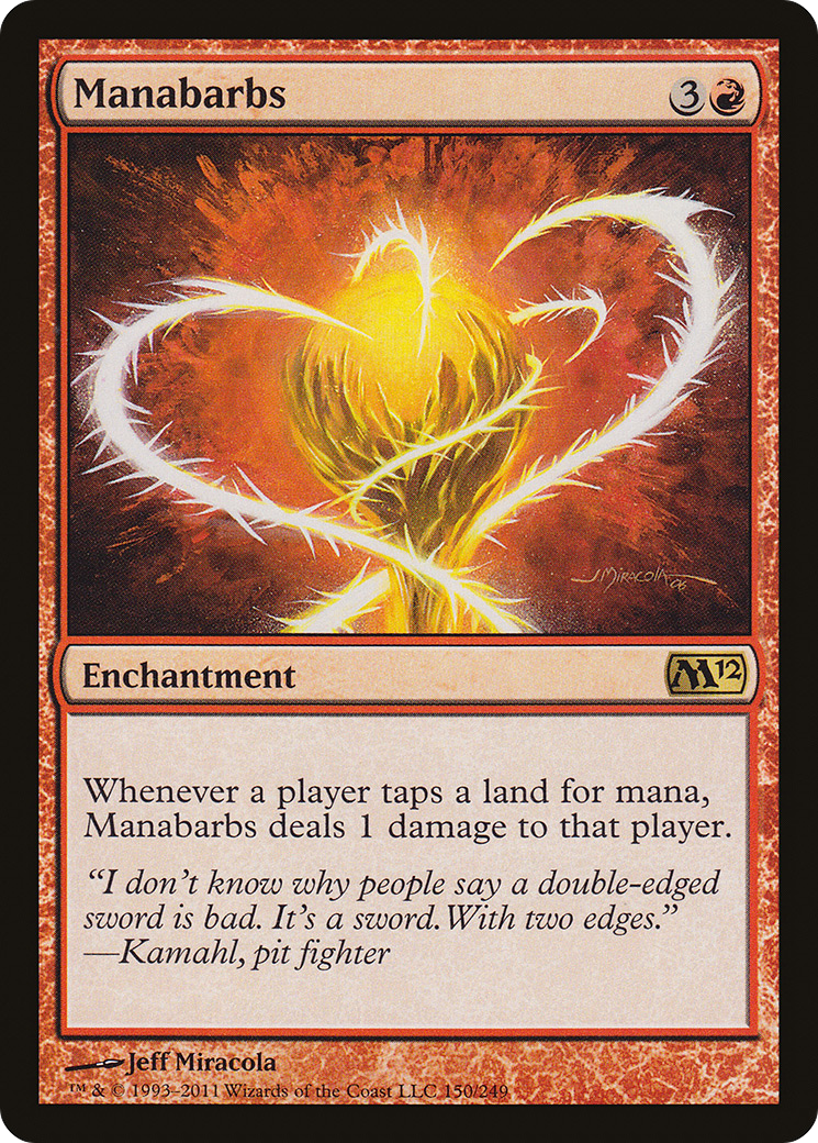 Manabarbs (M12-150) [Magic 2012] Foil