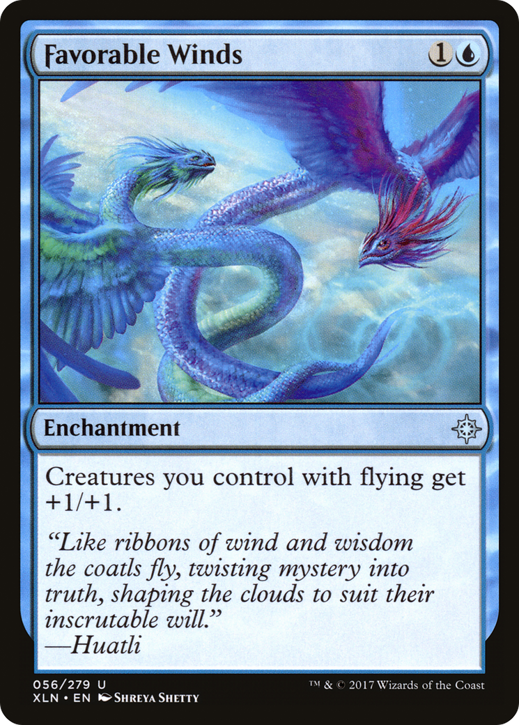 Favorable Winds (XLN-056) [Ixalan] Foil