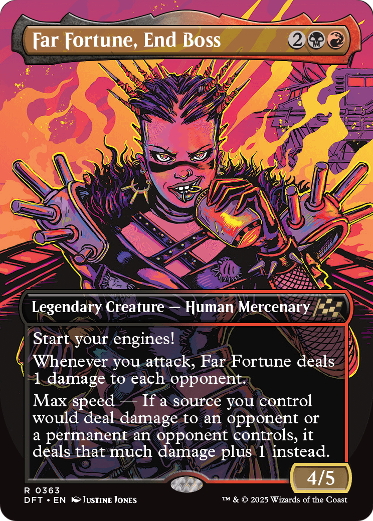 Far Fortune, End Boss (Borderless) (DFT-363) [Aetherdrift]