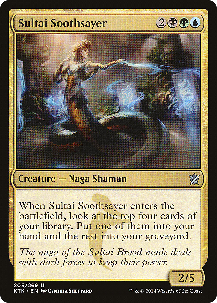 Sultai Soothsayer (KTK-205) [Khans of Tarkir] Foil