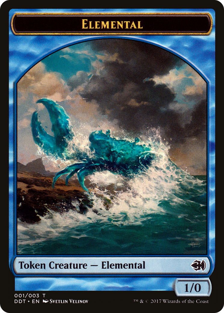 Elemental Token (DDT-001) [Duel Decks: Merfolk vs. Goblins Tokens]
