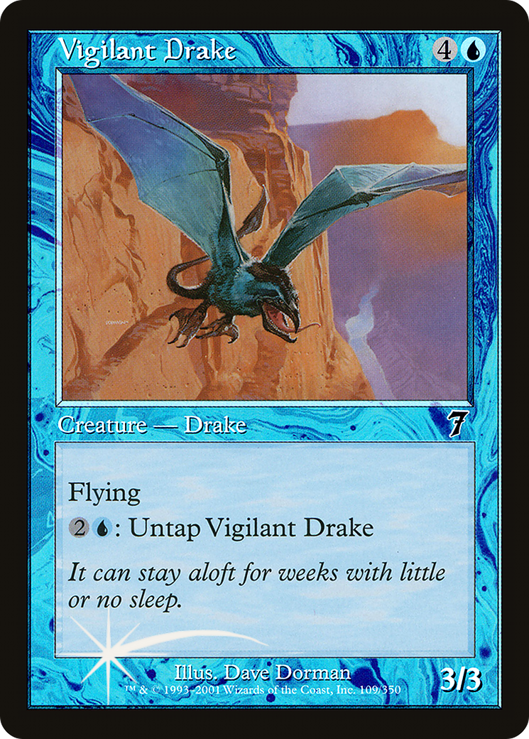 Vigilant Drake (7ED-109★) [7th Edition] Foil