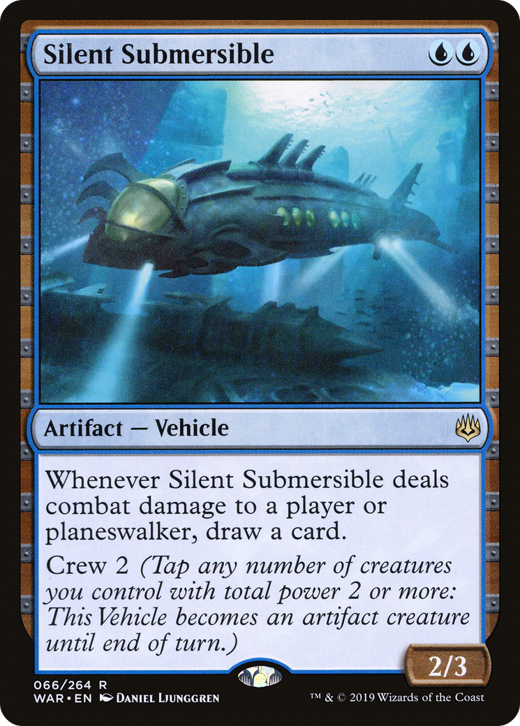 Silent Submersible (WAR-066) [War of the Spark] Foil