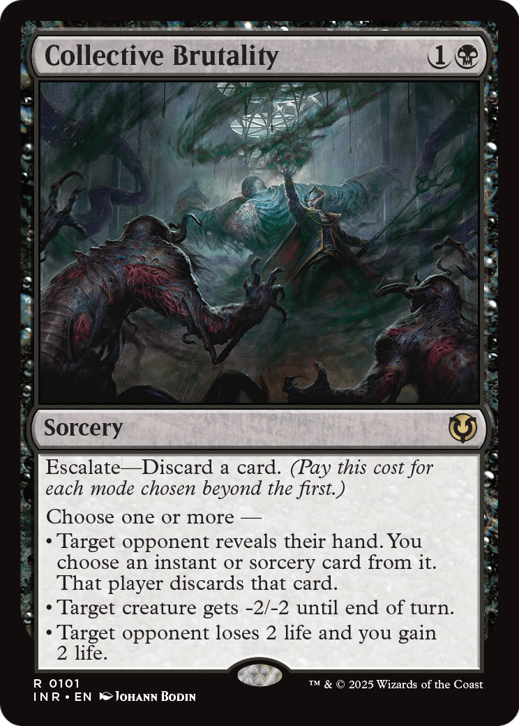 Collective Brutality (INR-101) [Innistrad Remastered] Foil